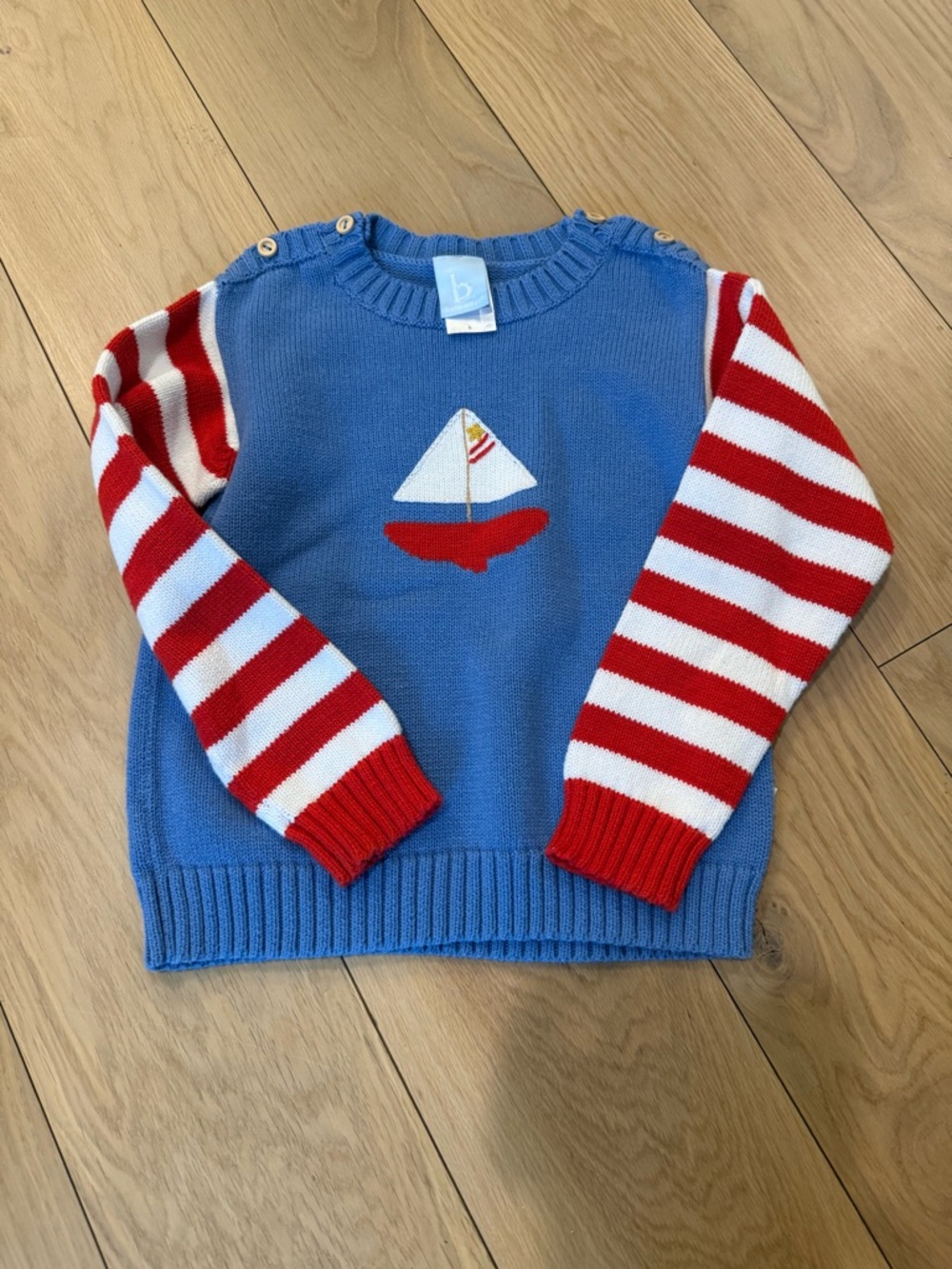 Bella Bliss Sailboat Sweater size 6 Peru